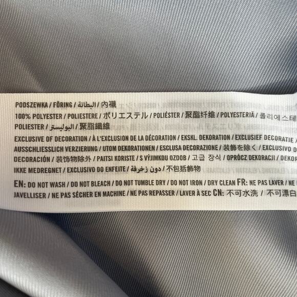 NWT Abercrombie & Fitch Women’s Classic Suiting Blazer in Grey - Size: Large - Picture 10 of 10